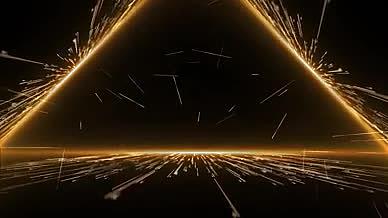 扬帆起航金色粒子模板视频的预览图